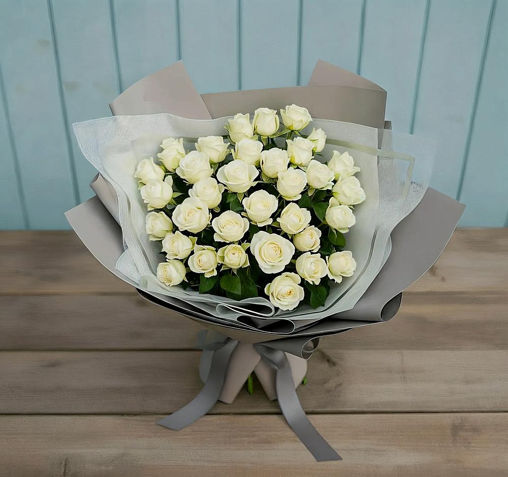 Букет Белоснежная нежность в Разумном