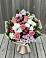 Букет цветов из: Альстромерии, Гвоздики, Розы и Хризантемы в Разумном