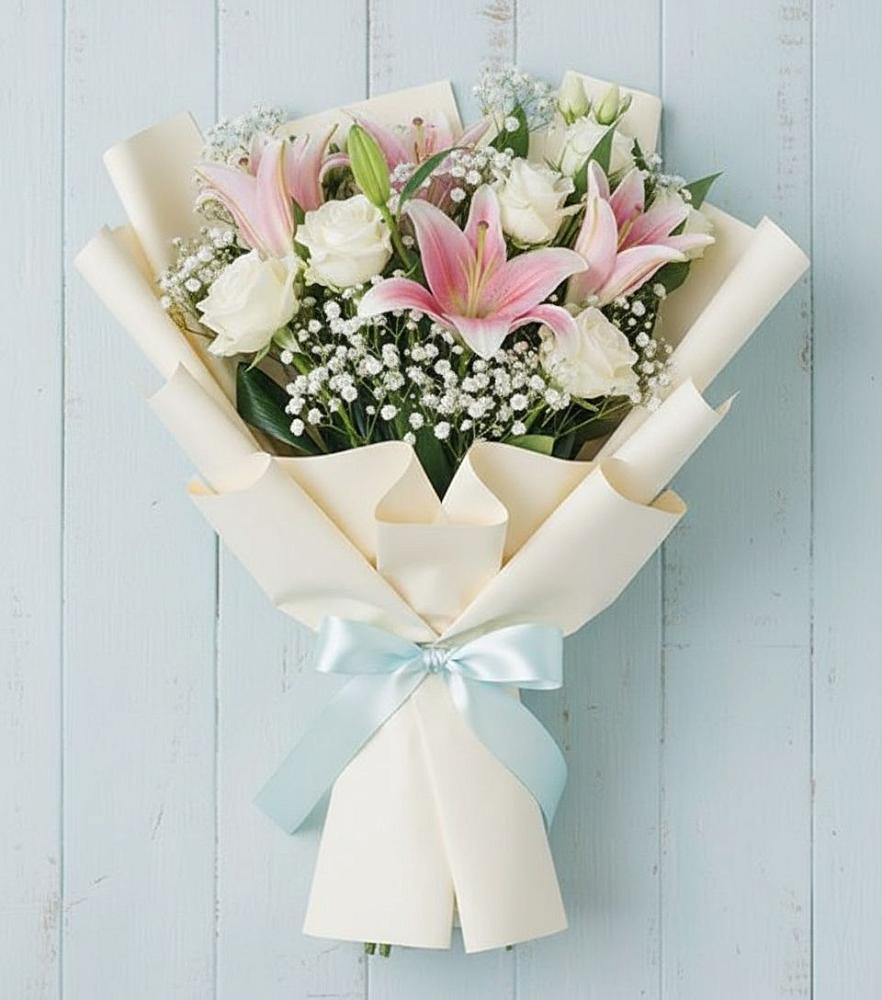 Букет цветов из: Лилии в Разумном