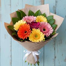 Букет цветов из:  Герберы #REPLACE_PRED# Разумном