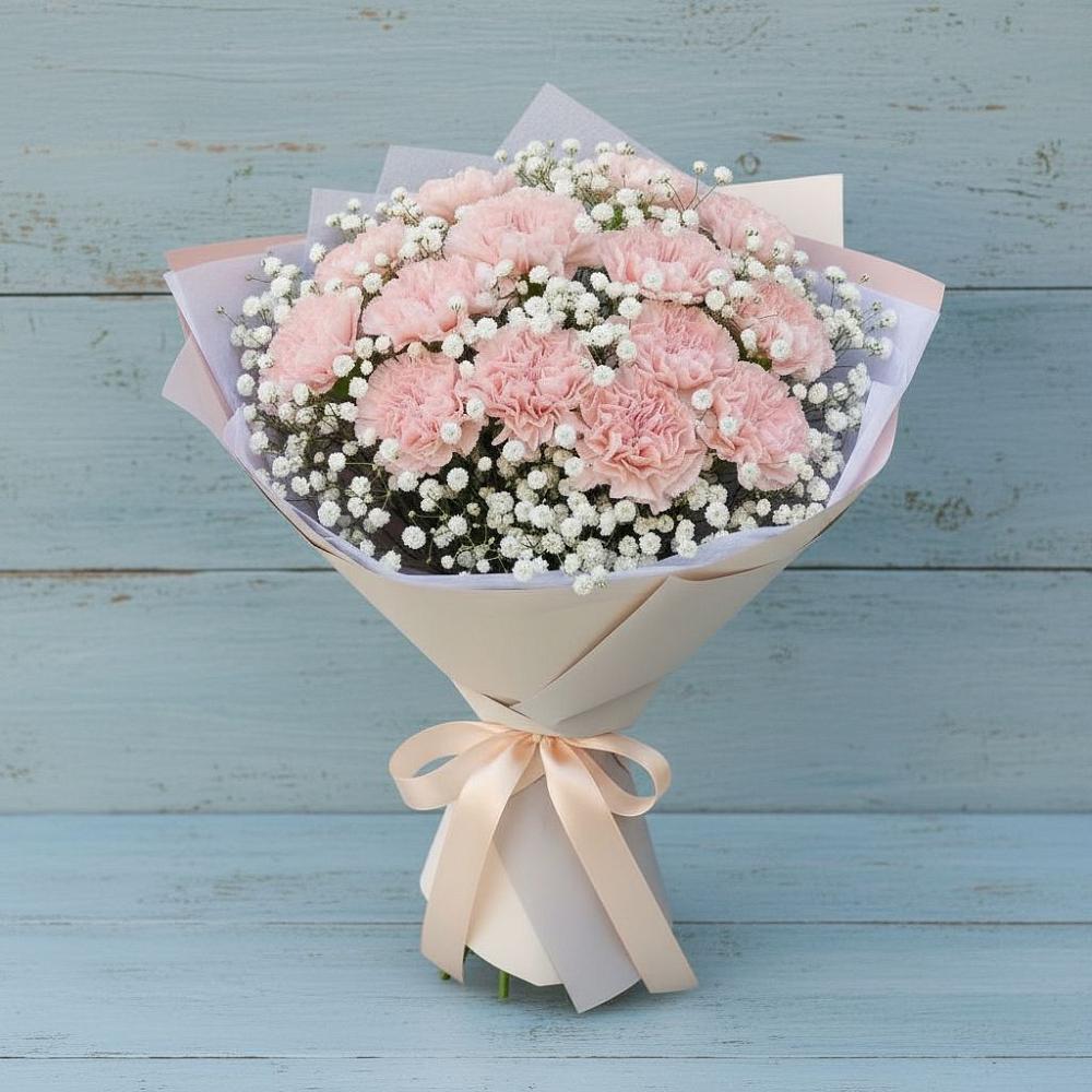 Букет цветов из: Гвоздики в Разумном