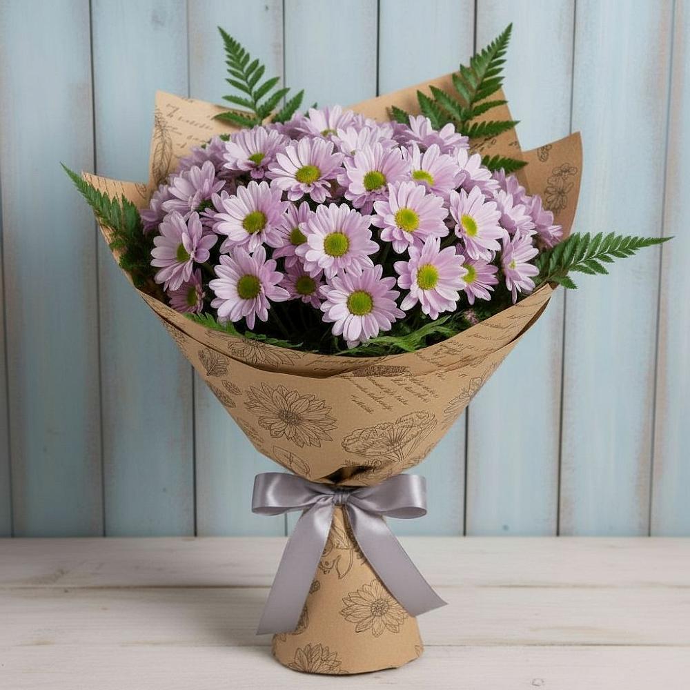 Букет цветов из: Хризантемы в Разумном