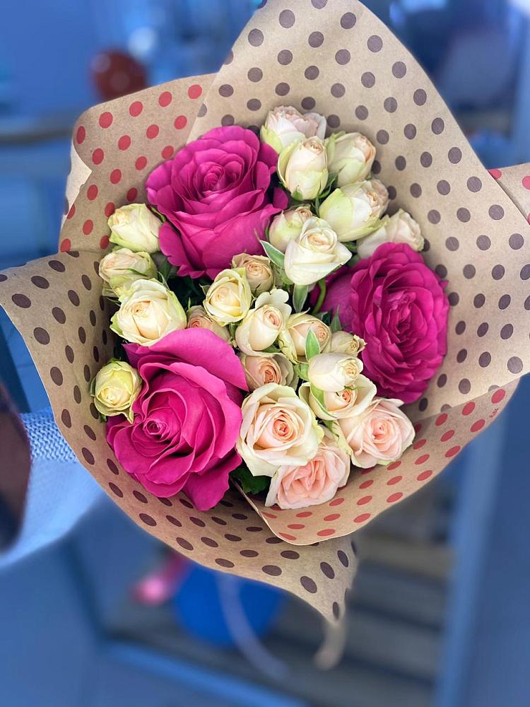 Букет цветов из: Розы в Разумном