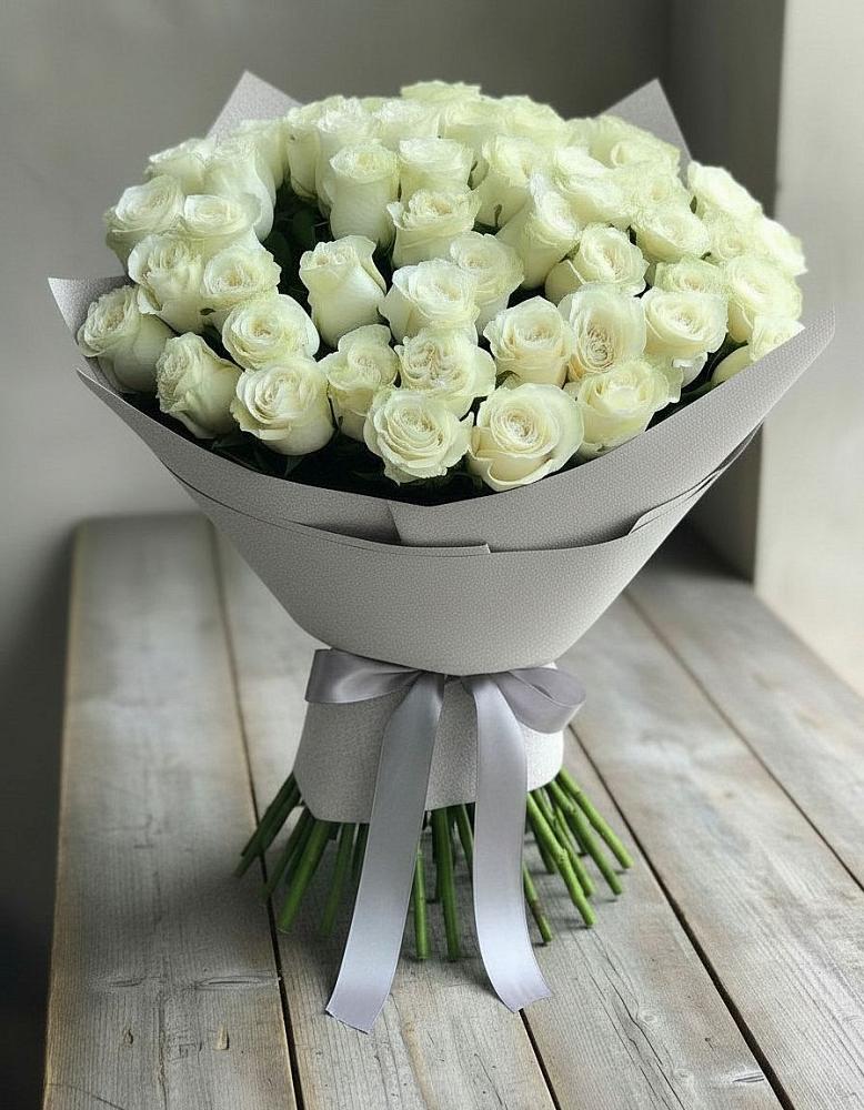 Букет 35 Белых роз в Разумном