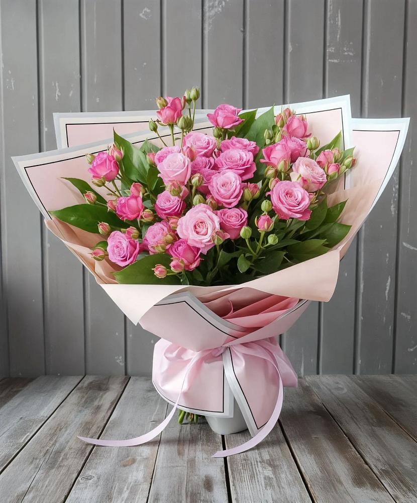 Букет Розовый кустик в Разумном