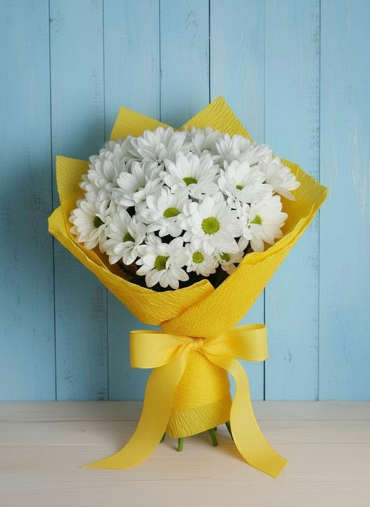 Букет цветов из: Хризантемы в Разумном