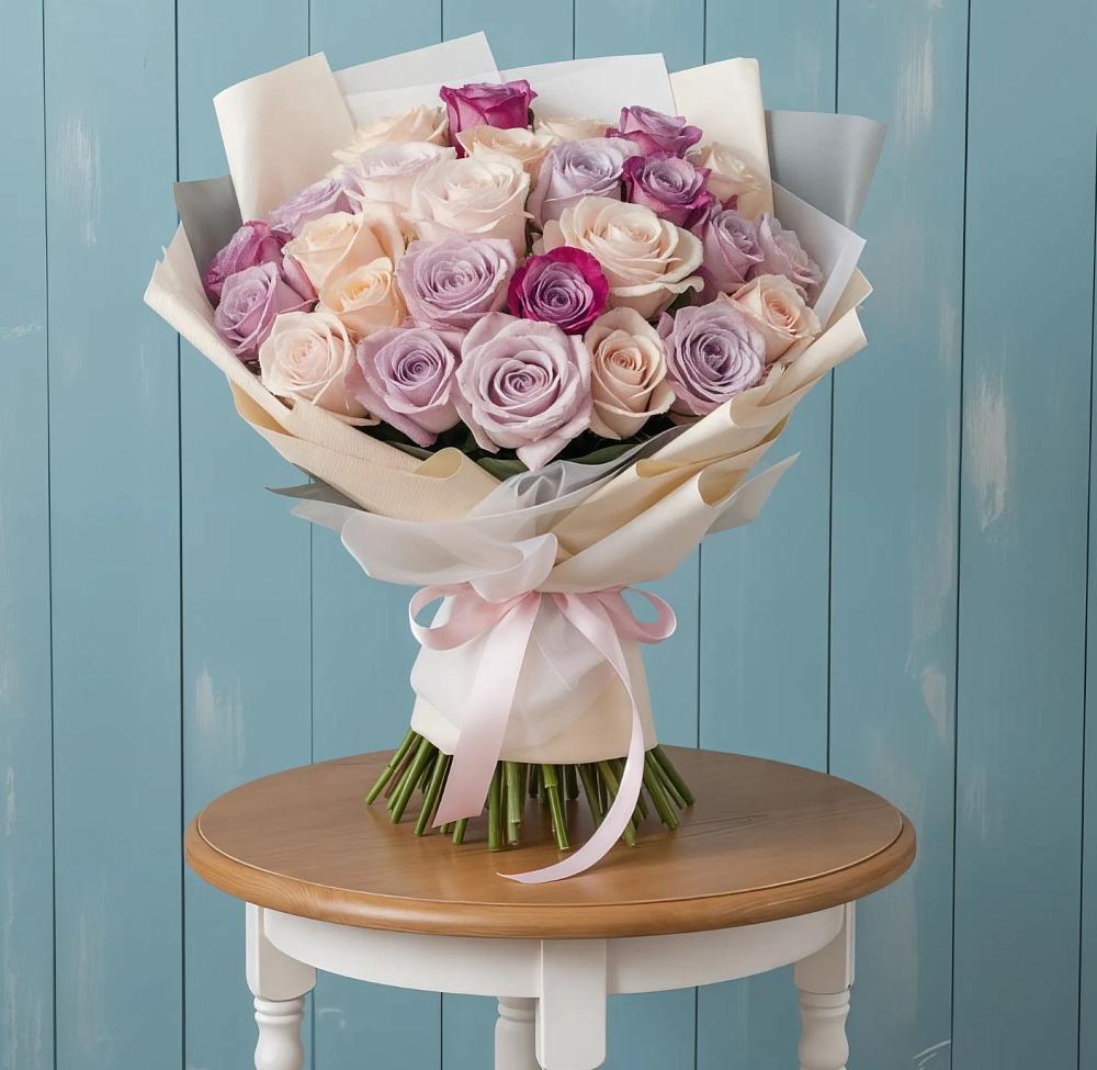 Букет цветов из: Розы в Разумном
