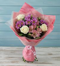 Букет цветов из:  Герберы в Разумном