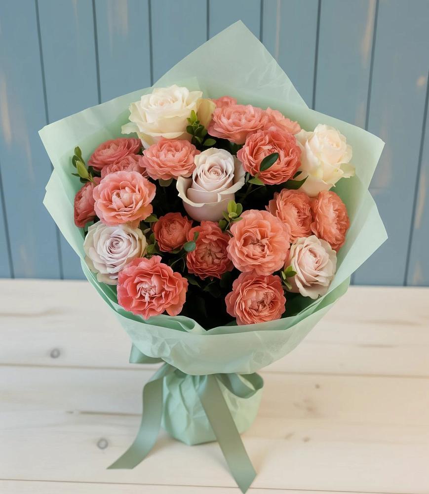 Букет цветов из: Розы в Разумном