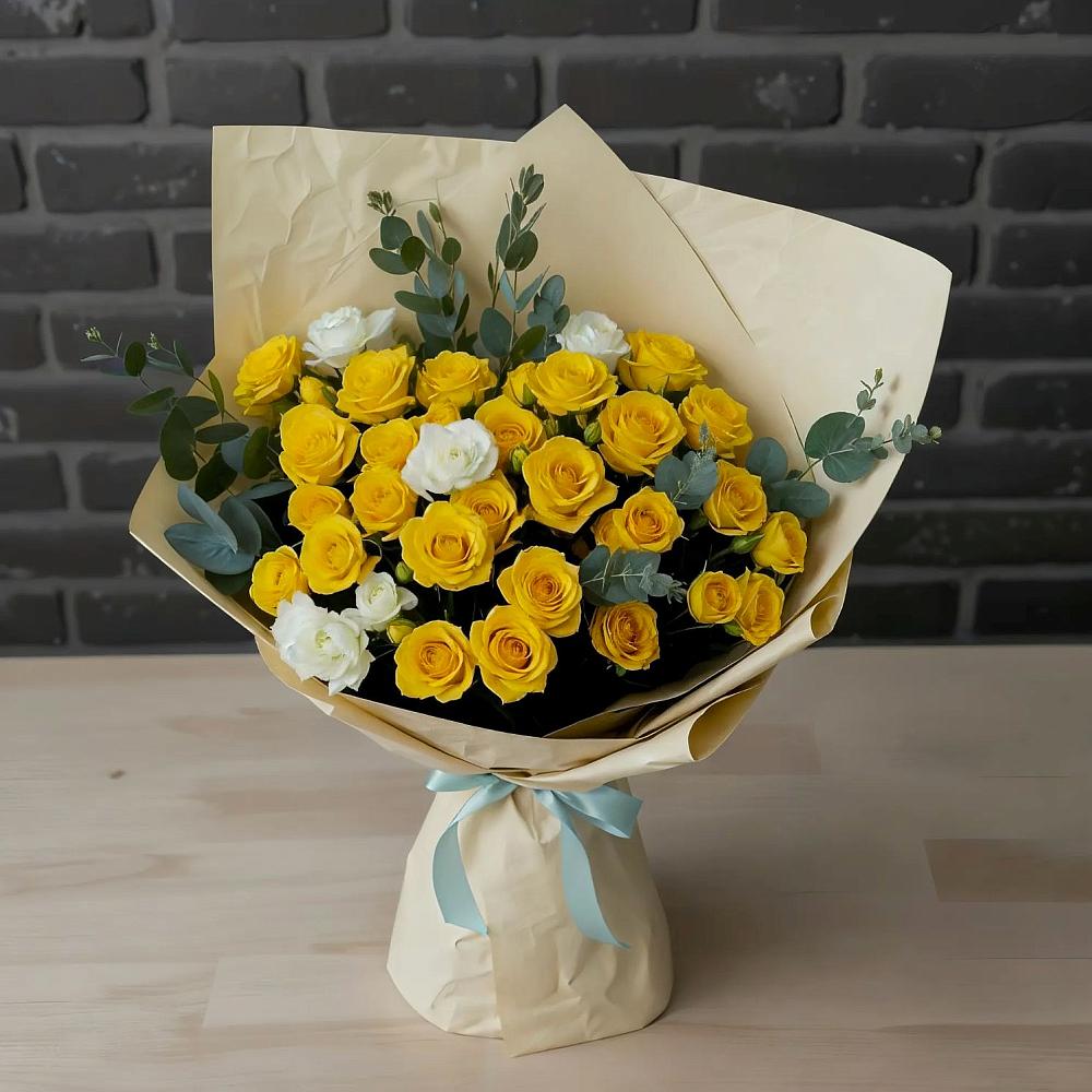 Букет цветов из: Розы в Разумном