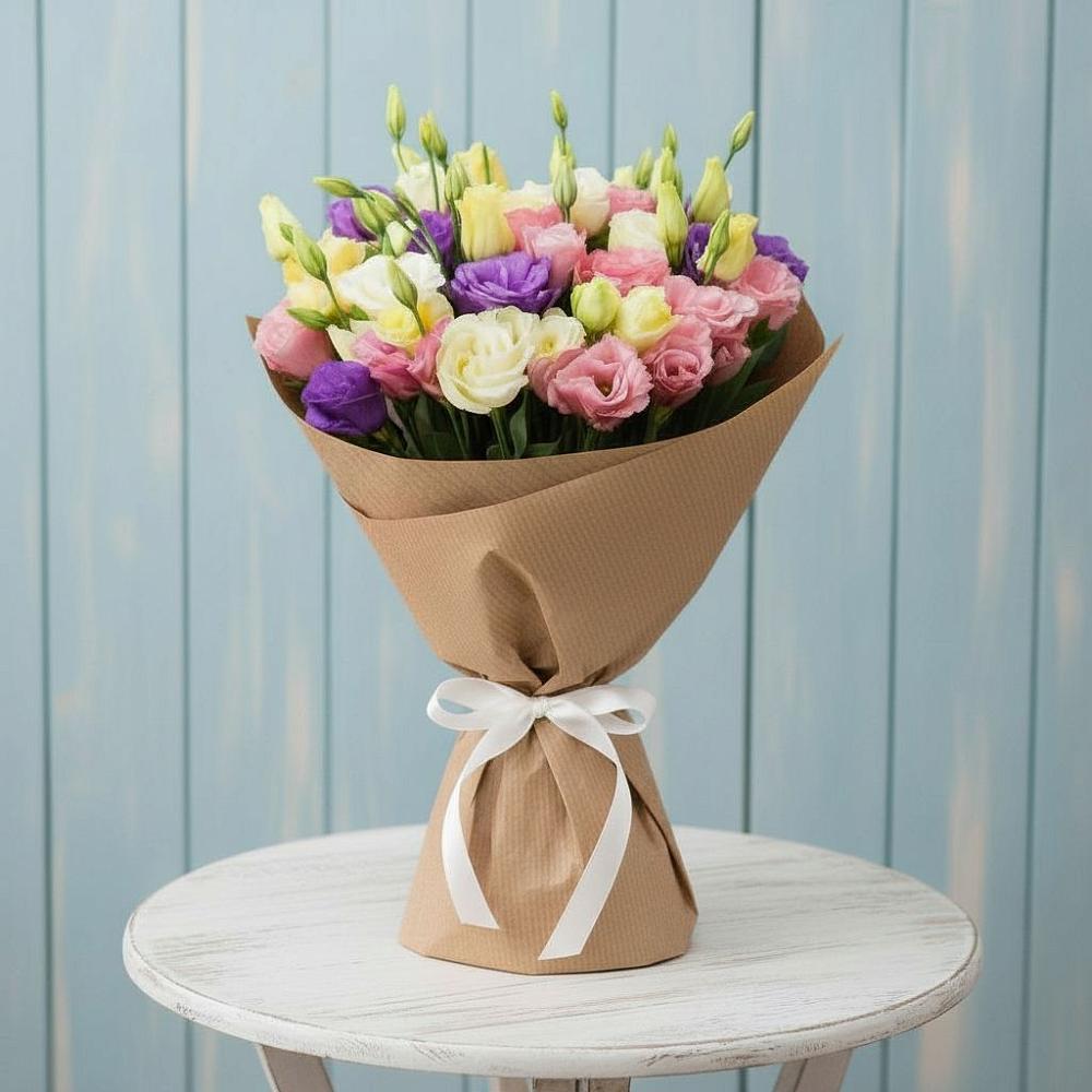 Букет цветов из: Лизиантусы в Разумном