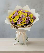 Букет цветов из:  Хризантемы в Разумном