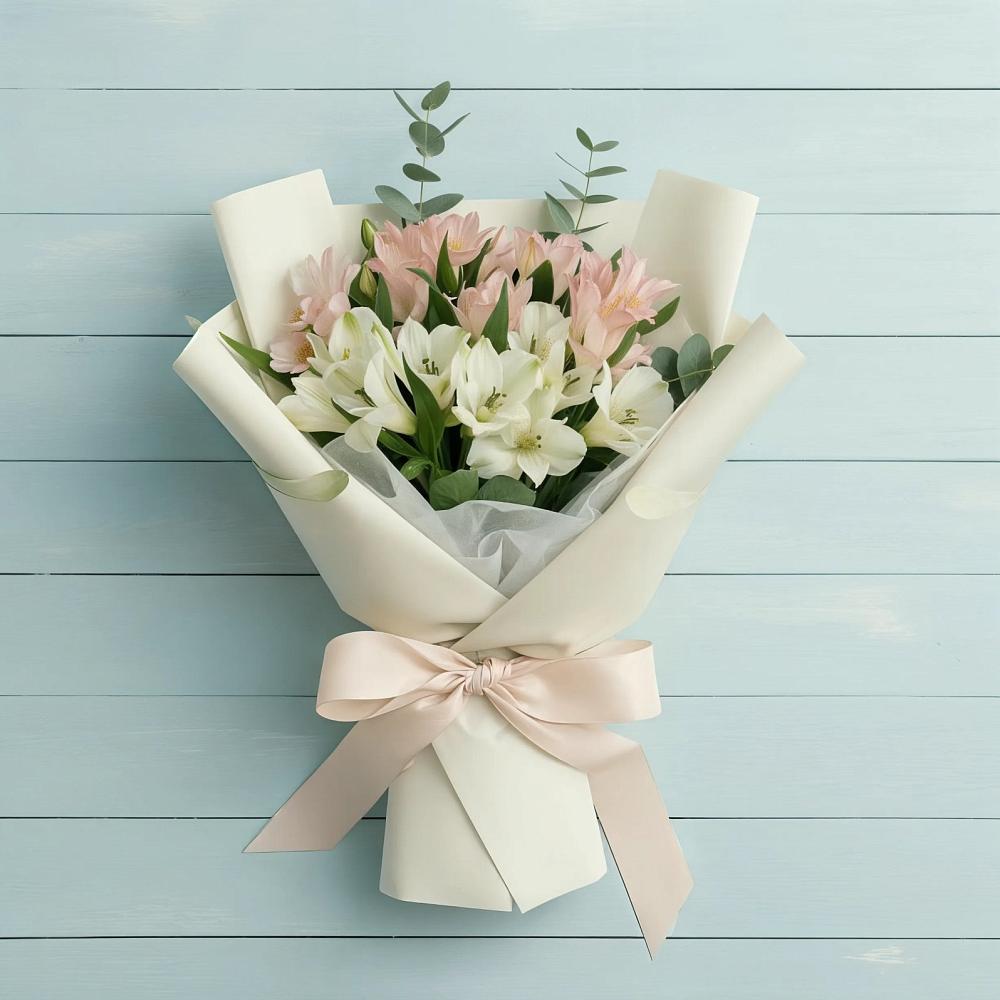 Букет цветов из: Альстромерии в Разумном