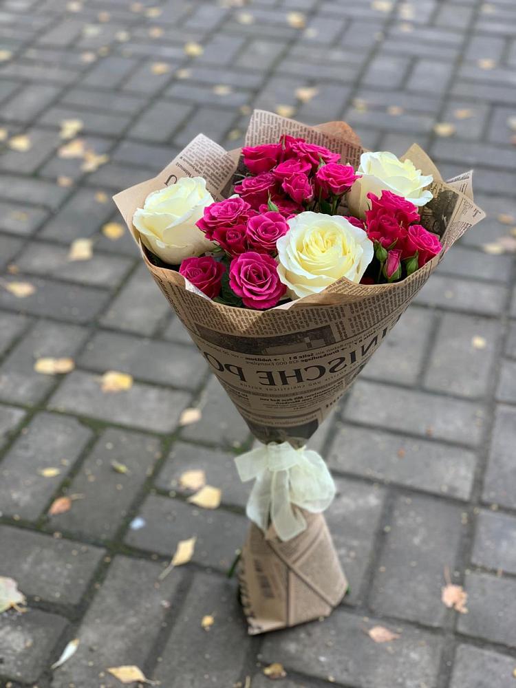 Букет цветов из: Розы в Разумном