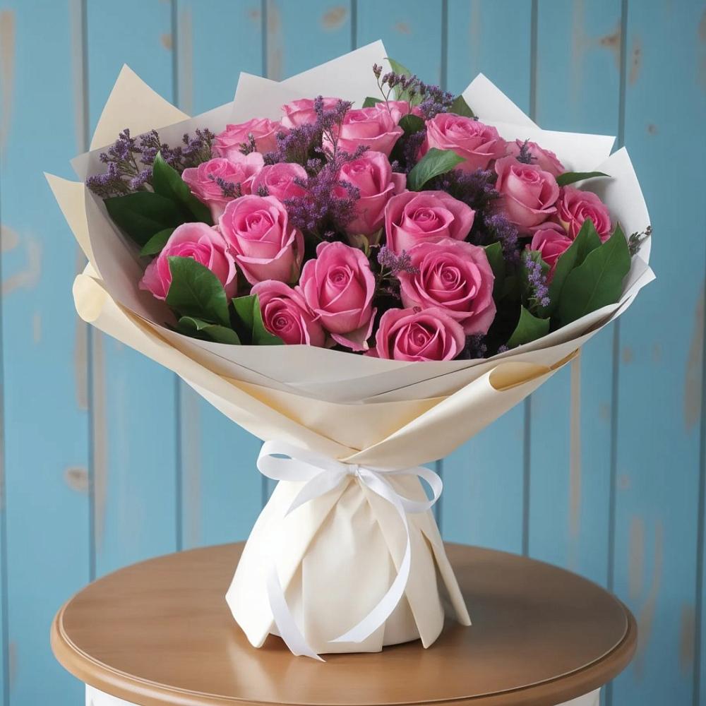 Букет цветов из: Розы в Разумном