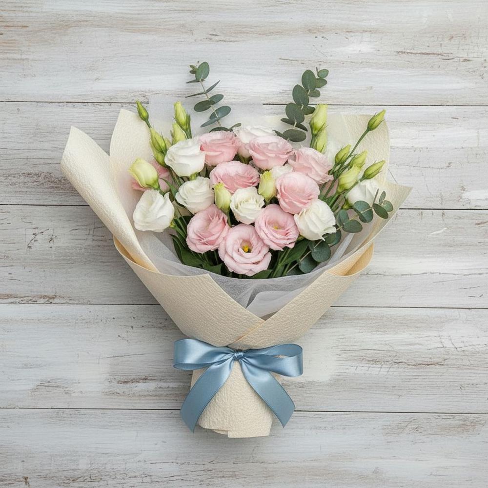 Букет цветов из: Лизиантусы в Разумном